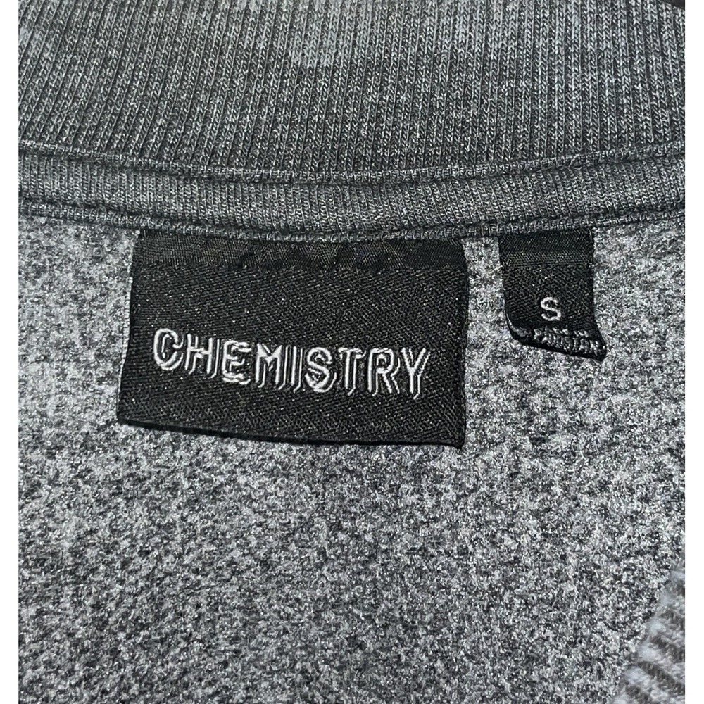 Chemistry Astrology Sweatshirt Women's Small Gray Zodiac Hippie Futurism Fantasy - Picture 4 of 4